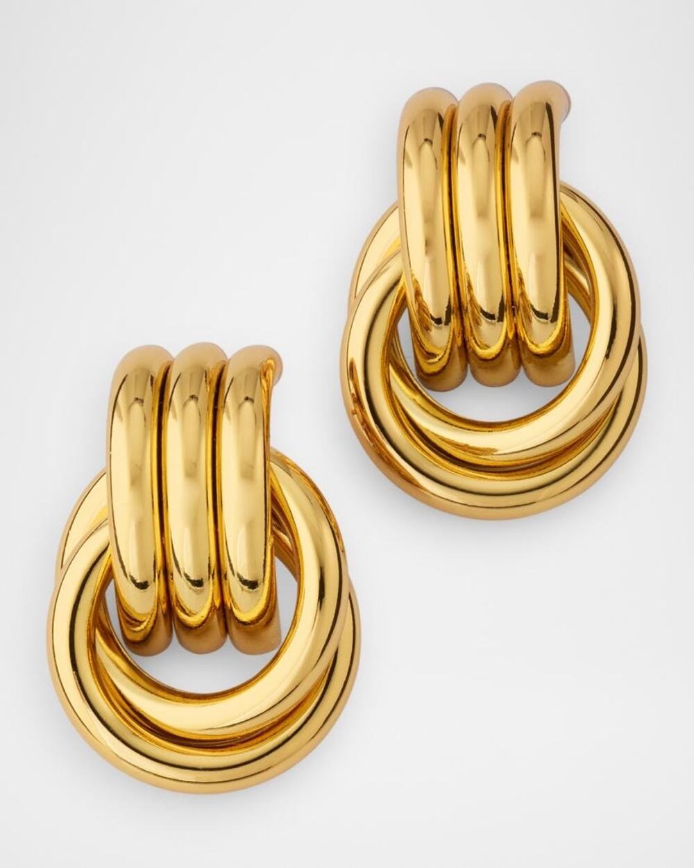 Heaven Mayhem Baby Knot Earrings Gold
